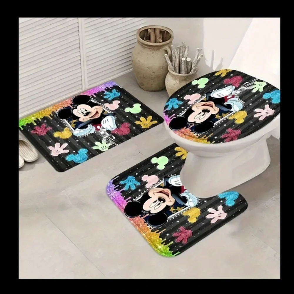 4pc Mickey Mouse Bathroom Set NWT